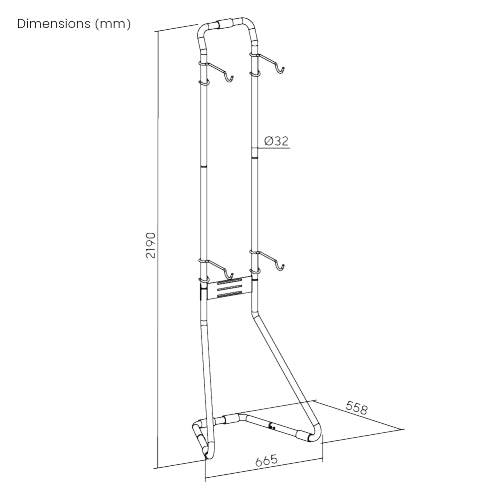 BIKE RAKZ Gravity Bike Stand - 2 Bike