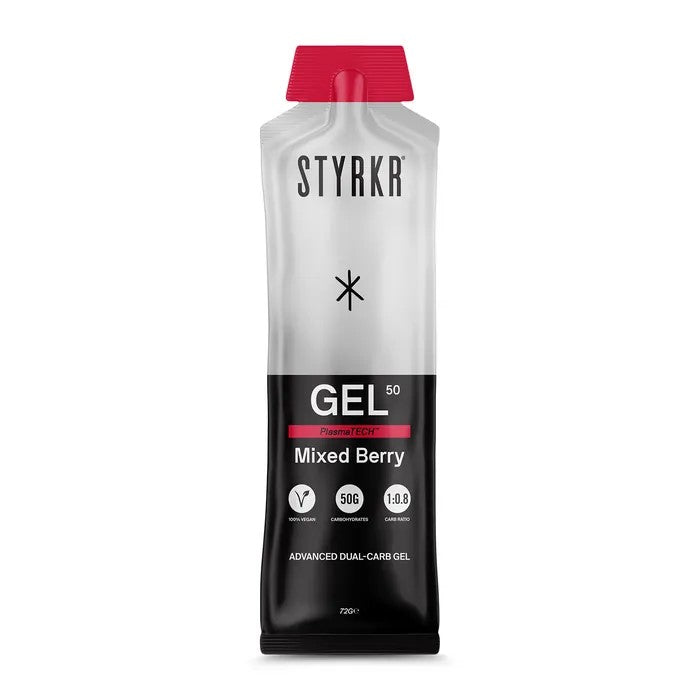 Styrkr GEL50 Mixed Berry Dual-Carb Energy Gel