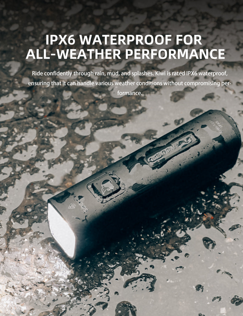 Gaciron Kiwi 1200LM Anti Glare Front Bike Light