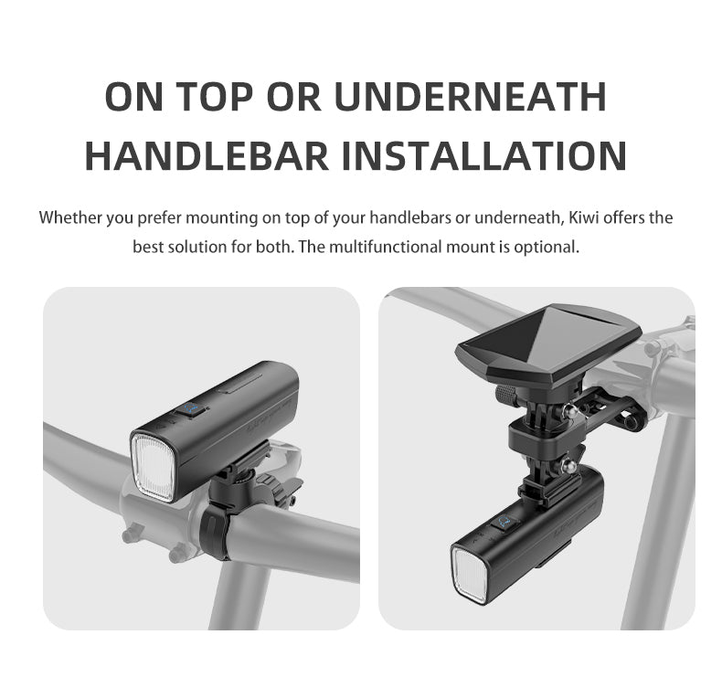 Gaciron Kiwi 1200LM Anti Glare Front Bike Light