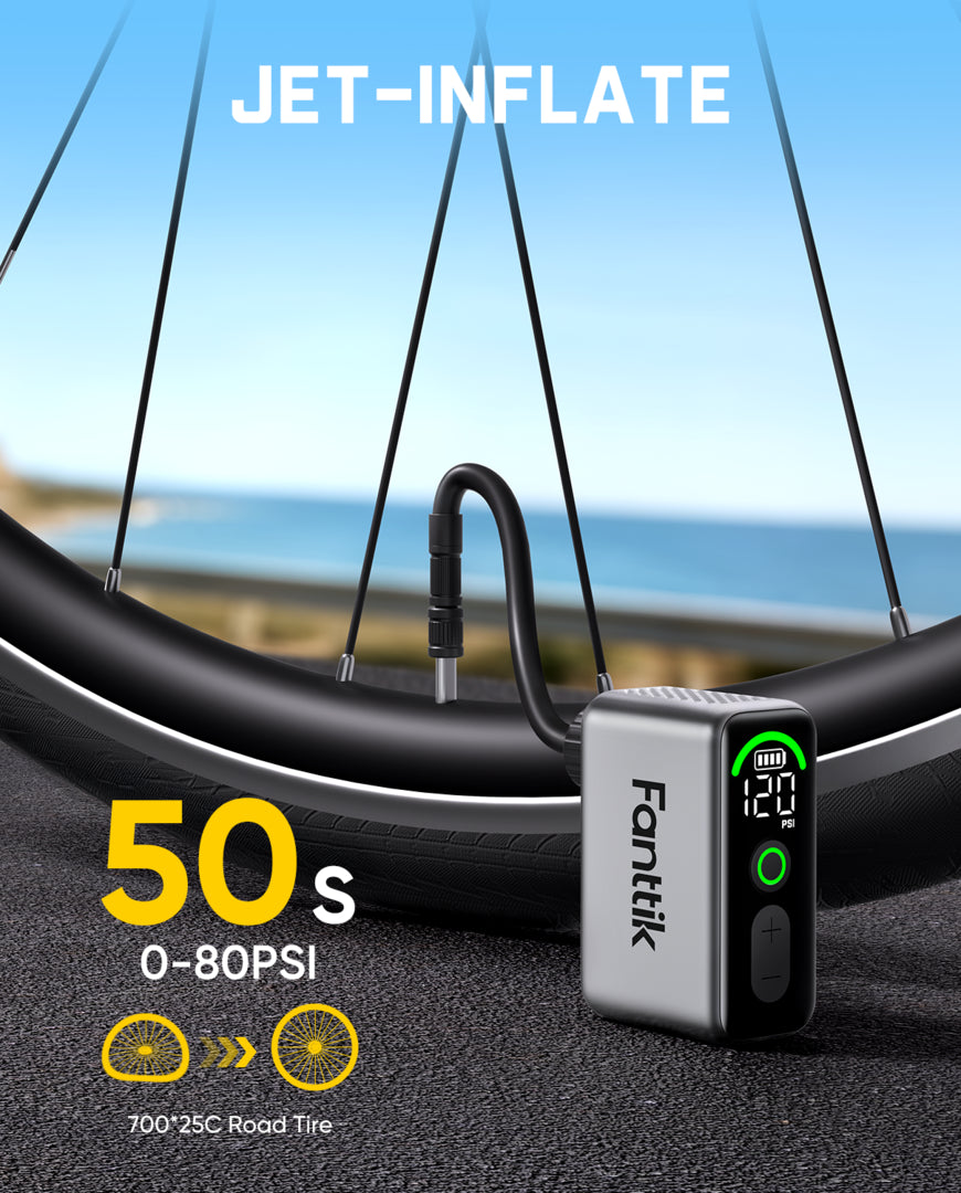 Fanttik X10 Ace Tiny Mini Electric Bike Pump